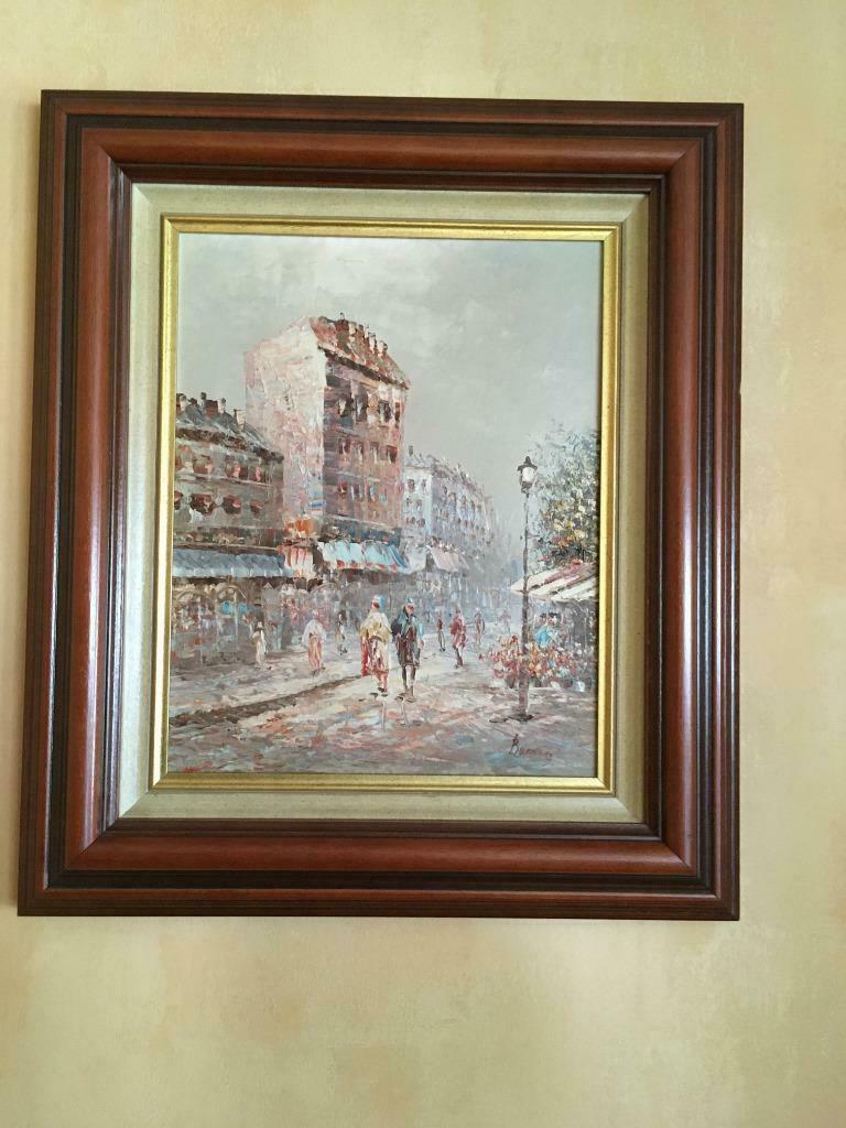 Schilderij Burnett stad, Antiek en Kunst, Kunst | Schilderijen | Modern, Ophalen