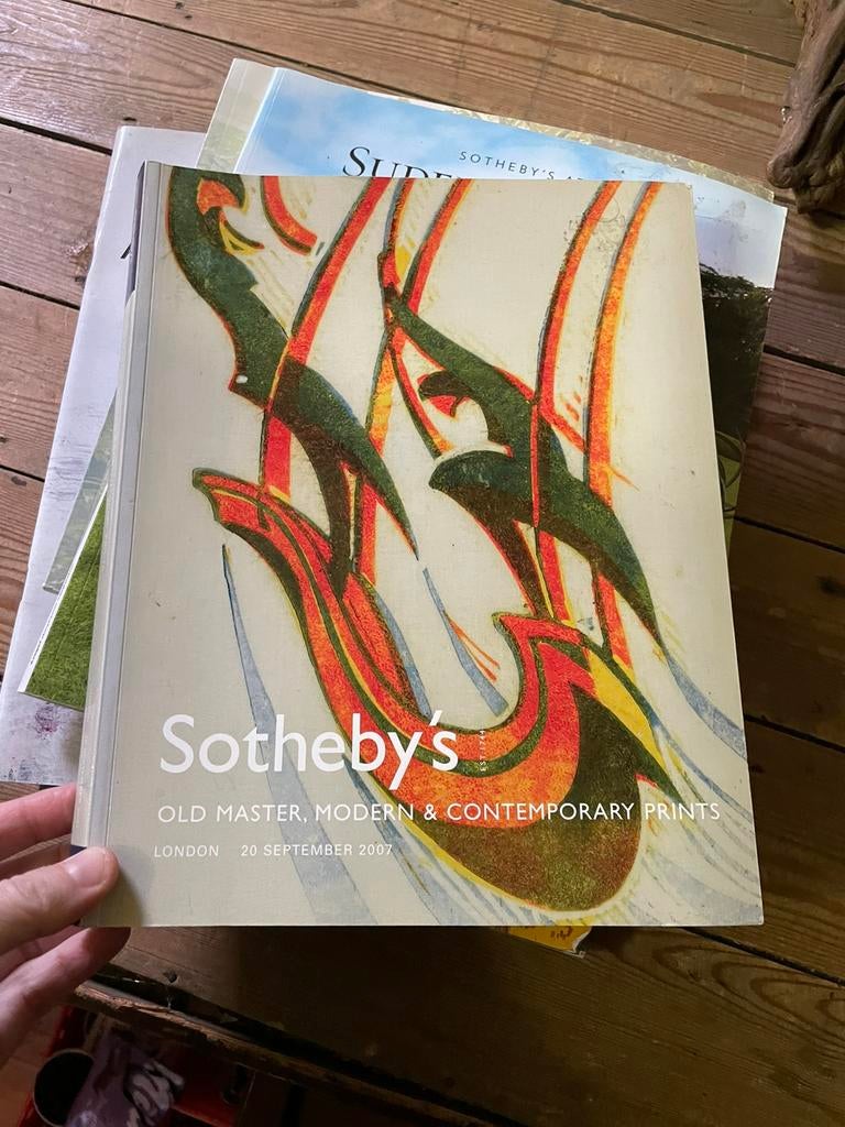 Sotheby’s veilig catalogi - lot met boeken, Ophalen of Verzenden, Gelezen