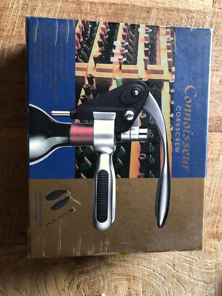 Connoisseur corkscrew, Ophalen, Gebruikt