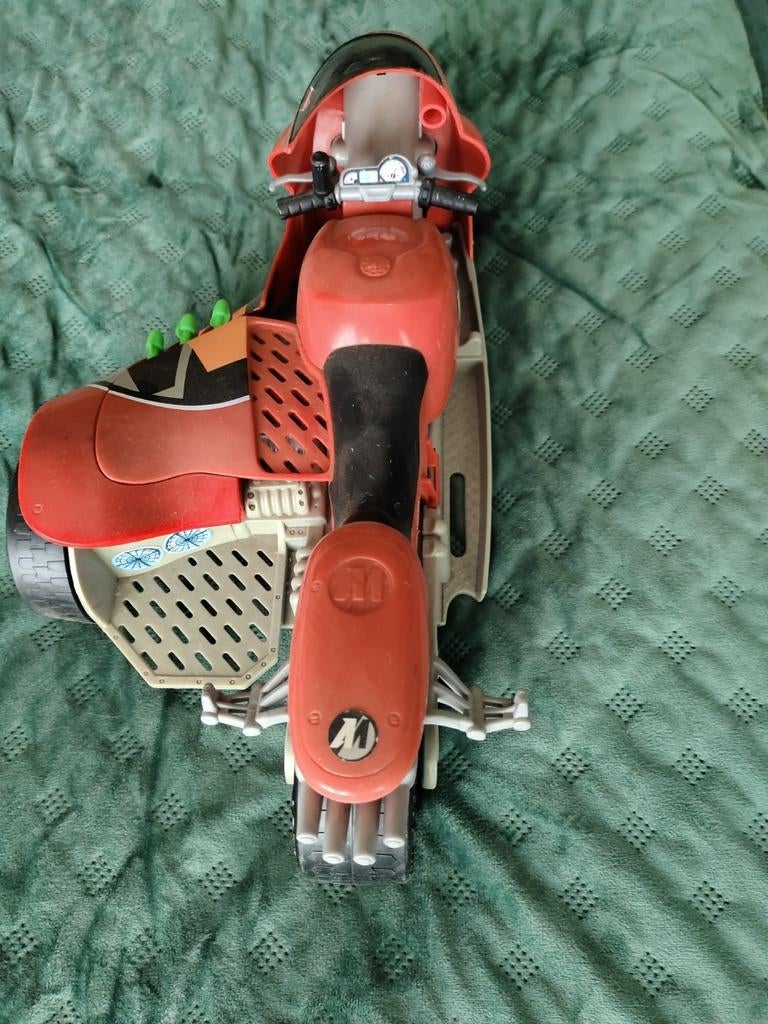 Race moto met raketten, Ophalen, Gebruikt