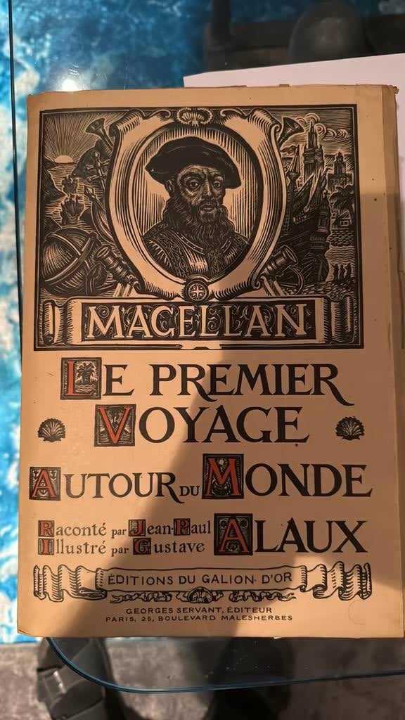 Rare livre 1925 limiter Magellan, Enlèvement, Utilisé