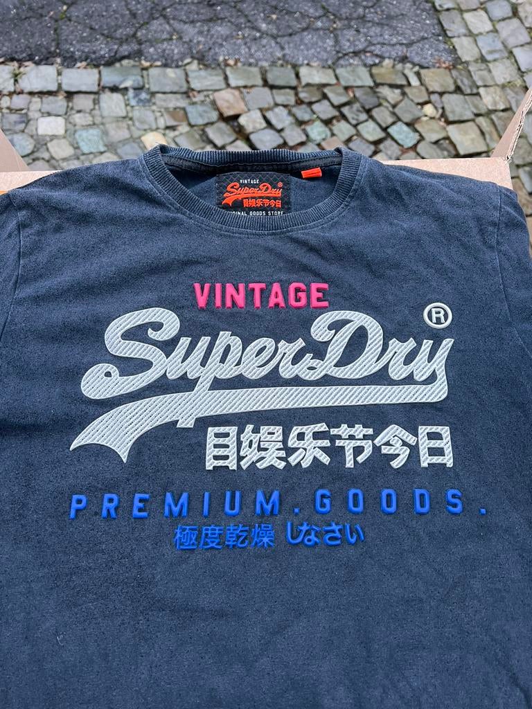 T-Shirt Superdry, Neuf, Taille 46 (S) ou plus petite, Bleu, Superdry