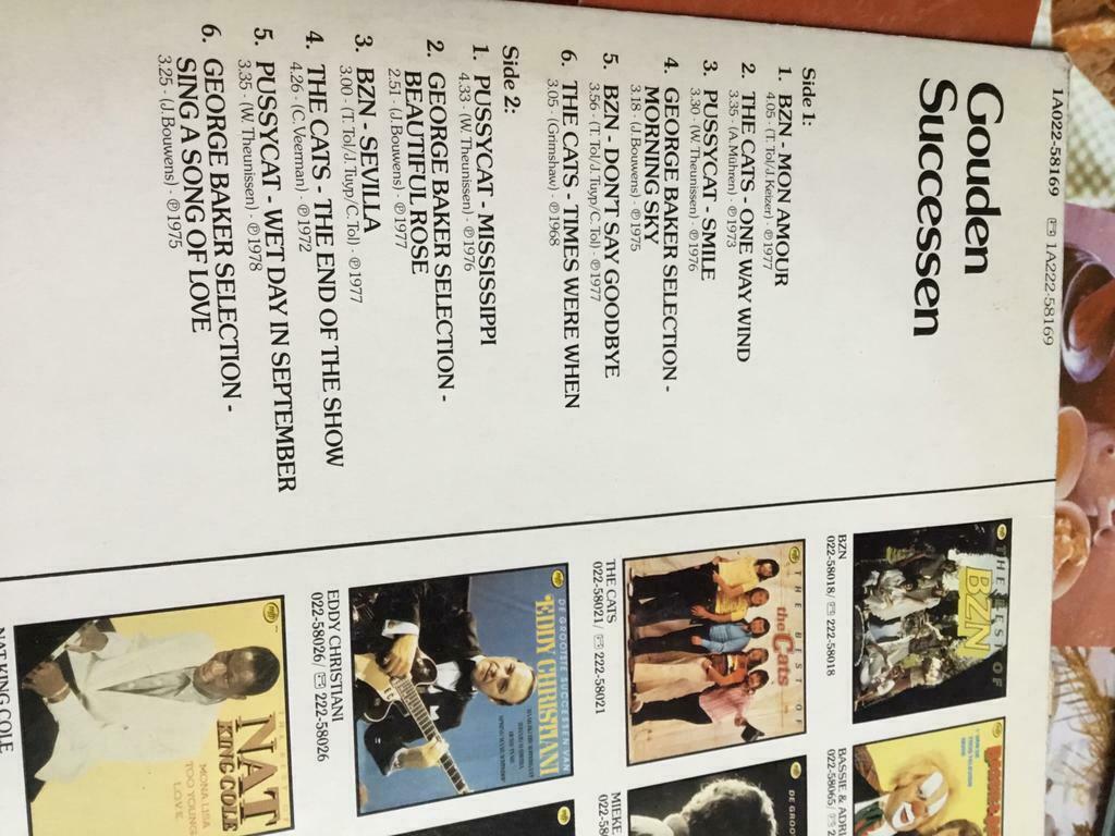 Lp BZN CATS GEORGE BAKER SELECTION PUSSICAT, Cd's en Dvd's, Vinyl | Overige Vinyl, Ophalen