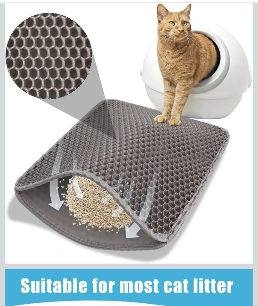 Petit tapis litière Kattenbakmat, Animaux & Accessoires, Enlèvement, Autonettoyant, Comme neuf, Ouvert