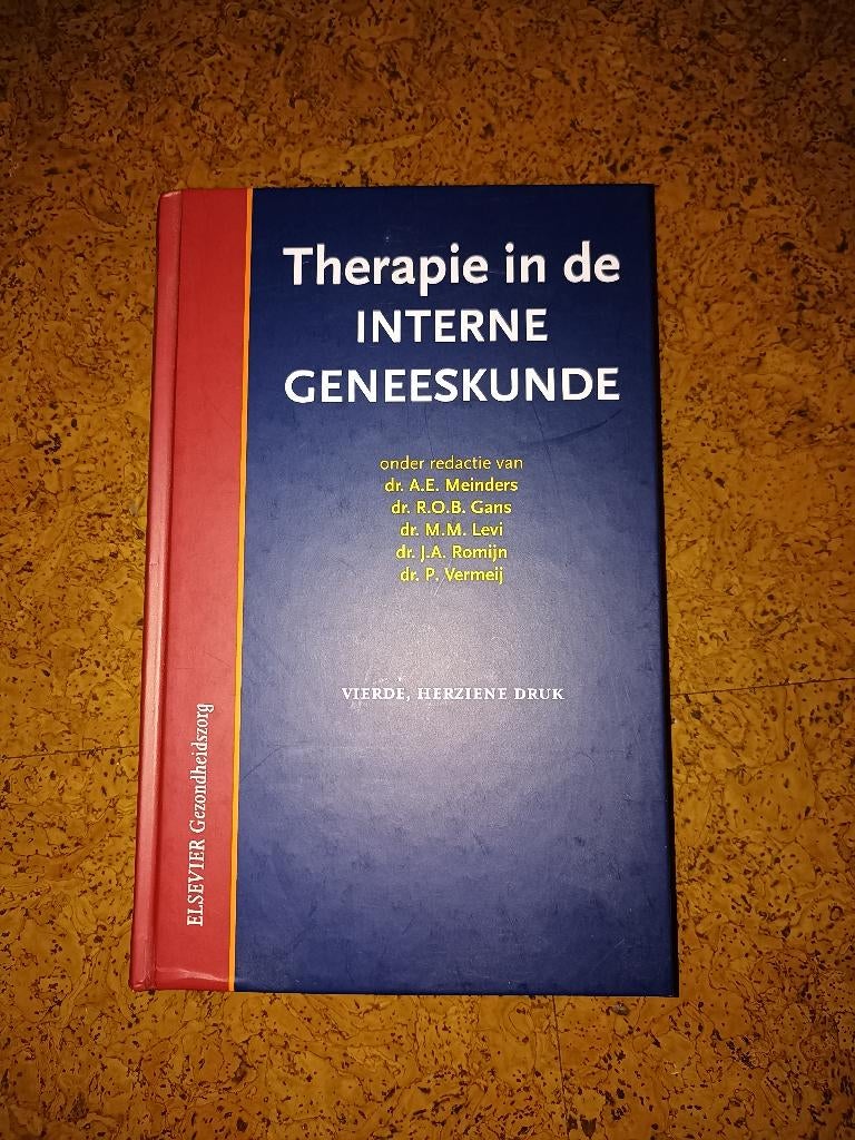 Therapie in de interne geneeskunde, Boeken, Ophalen of Verzenden, Gelezen, Overige wetenschappen