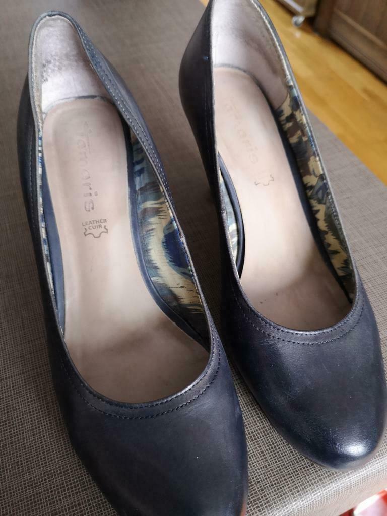Blauwe pumps, tamaris, Ophalen, Gedragen
