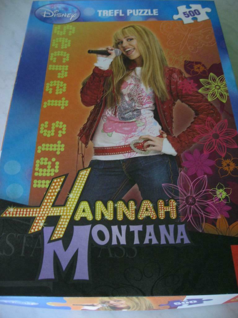 Puzzle Hannah Montana 500 pièces, Enlèvement, Plus de 50 pièces, Comme neuf, 6 ans ou plus