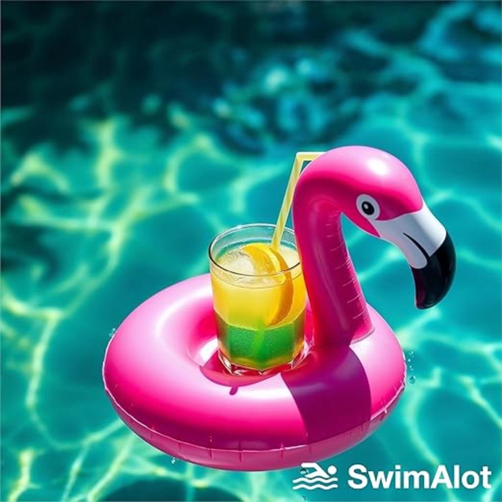 Opblaasbare flamingo bekerhouder SNELLE GRATIS LEVERING, Verzenden, Nieuw
