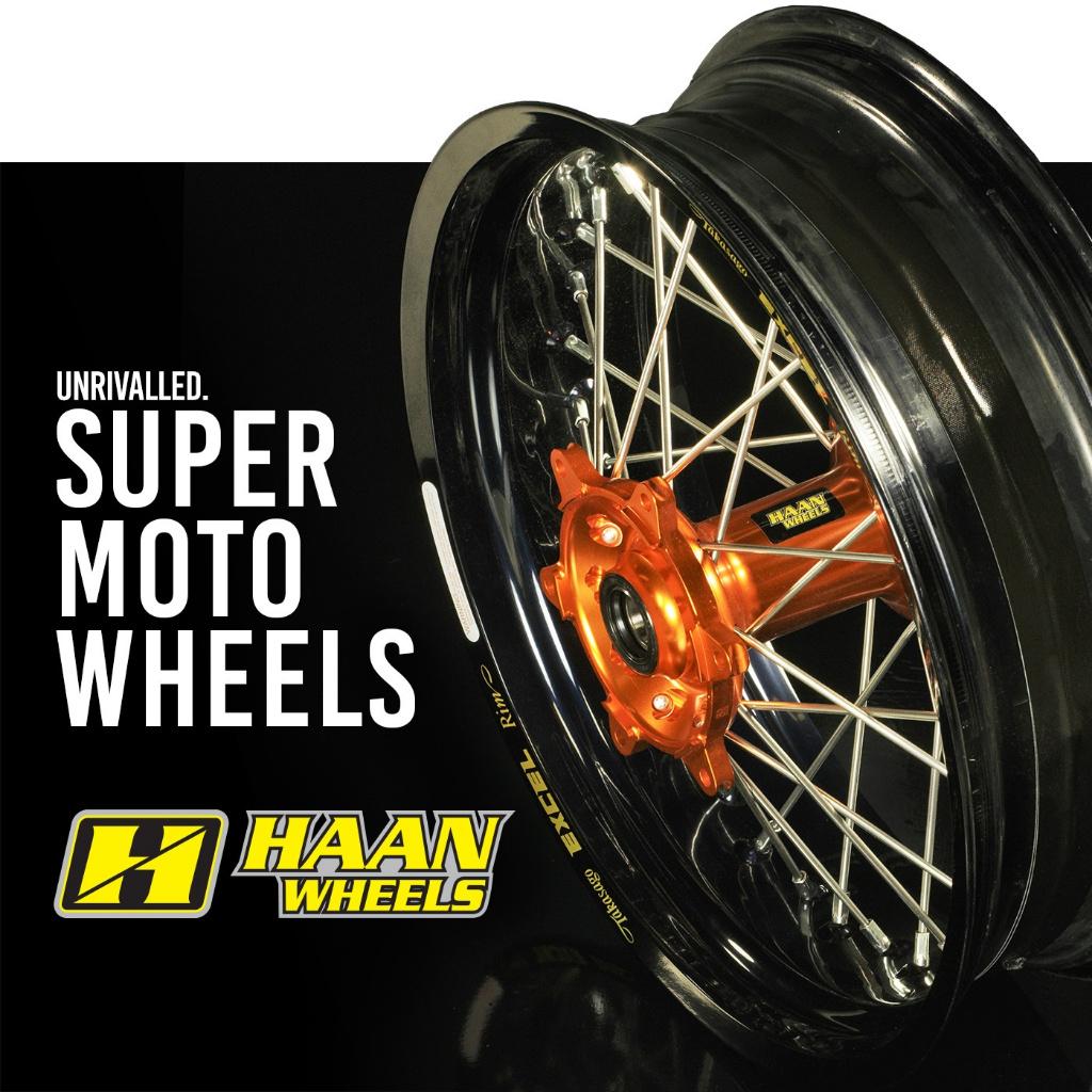 Set Supermotard wielen HAAN Wheels, Motoren, Ophalen of Verzenden, Nieuw