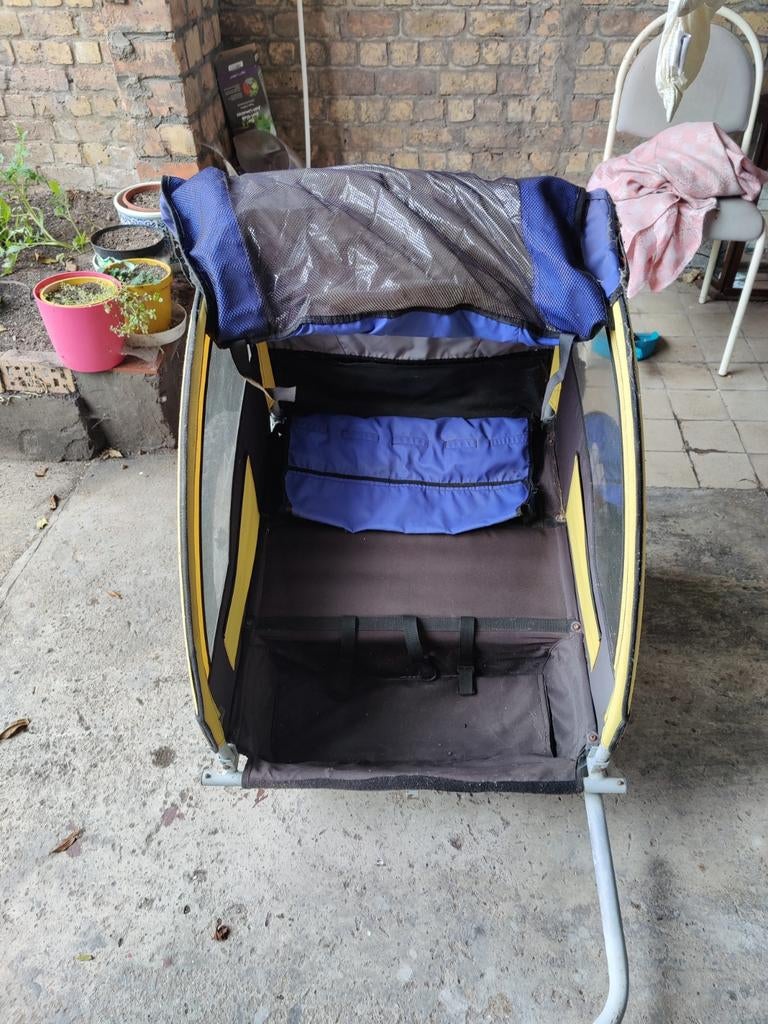 remorque à vélo pour enfants, chiens, épicerie, Pliable, Enlèvement, Utilisé, Moins de 20 kg