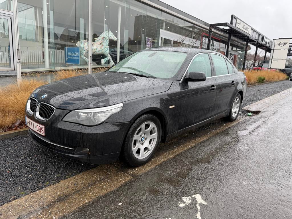 BMW 520da Berline 2009 premier proprietaire, Autos, Cuir, Euro 5, Noir, Automatique