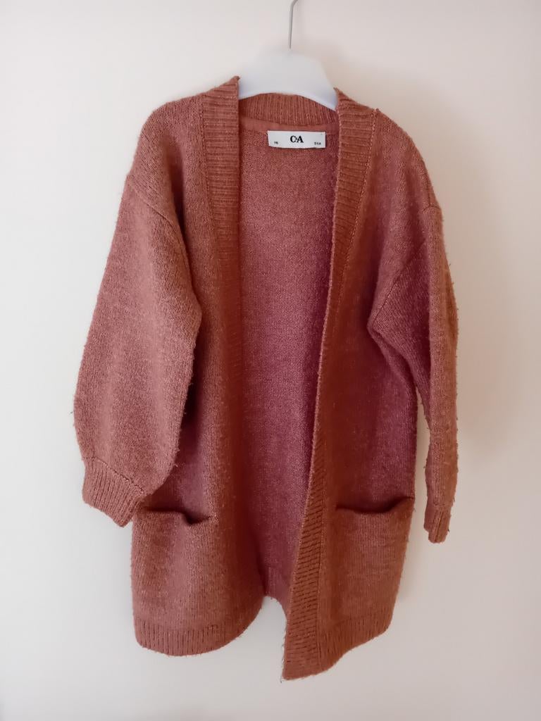 Bruine lange vest, Enfants & Bébés, Vêtements enfant | Taille 110, C&A, Enlèvement ou Envoi, Pull ou Veste, Comme neuf