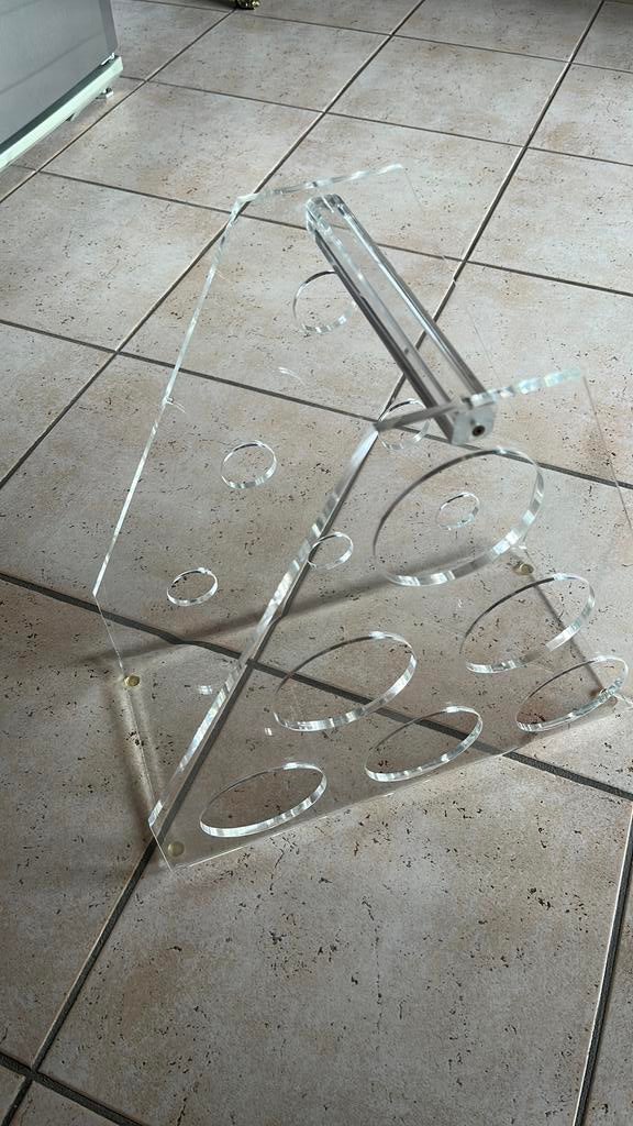 Casier à vin en plexiglas de haute qualité (6 bouteilles), Maison & Meubles, Enlèvement ou Envoi, Comme neuf