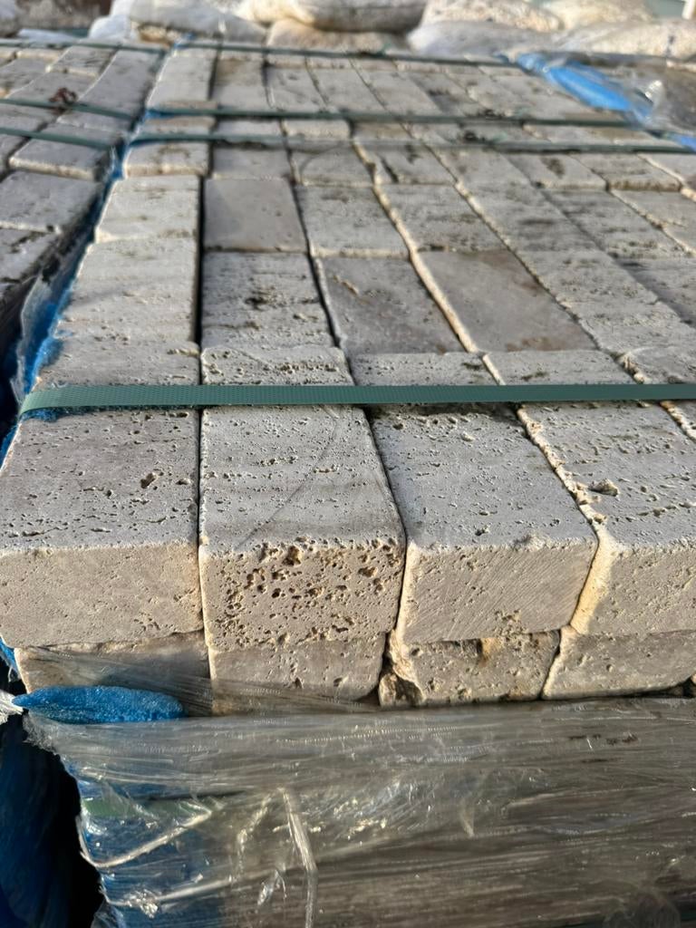 Travertin en brique, Tuin en Terras, Ophalen, Nieuw