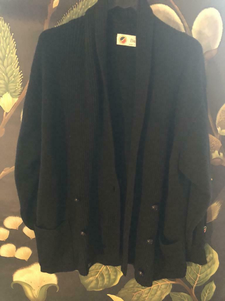 Vintage cardigan, Ophalen of Verzenden, Gedragen, Maat 42/44 (L), Zwart
