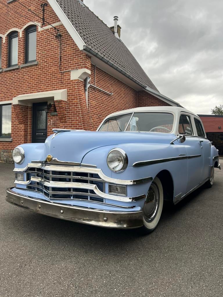Chrysler windsor oldtimer te koop, Auto's, Automaat, 4200 cc, Blauw, Chrysler
