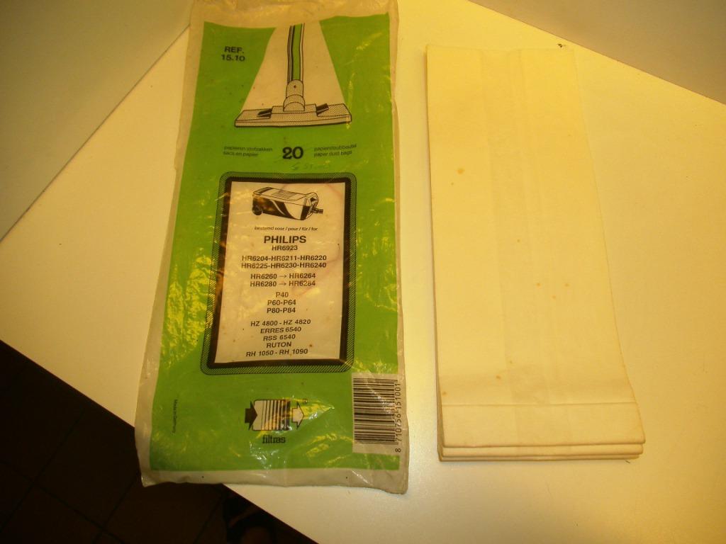 Restant de 6 sacs d'aspirateur Philips (Mat-022), Enlèvement ou Envoi, Comme neuf