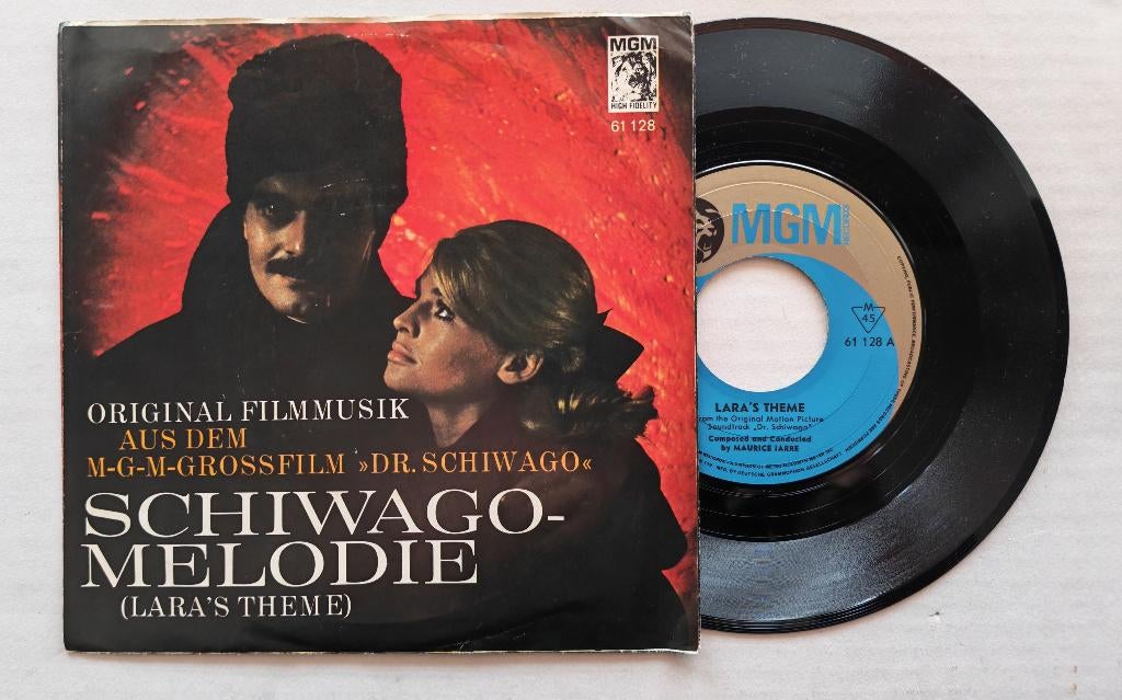 Dr. Zhivago (OST) - LARA'S theme (45t), CD & DVD, Vinyles Singles, Enlèvement ou Envoi, Single, Comme neuf, Musique de films et Bande son