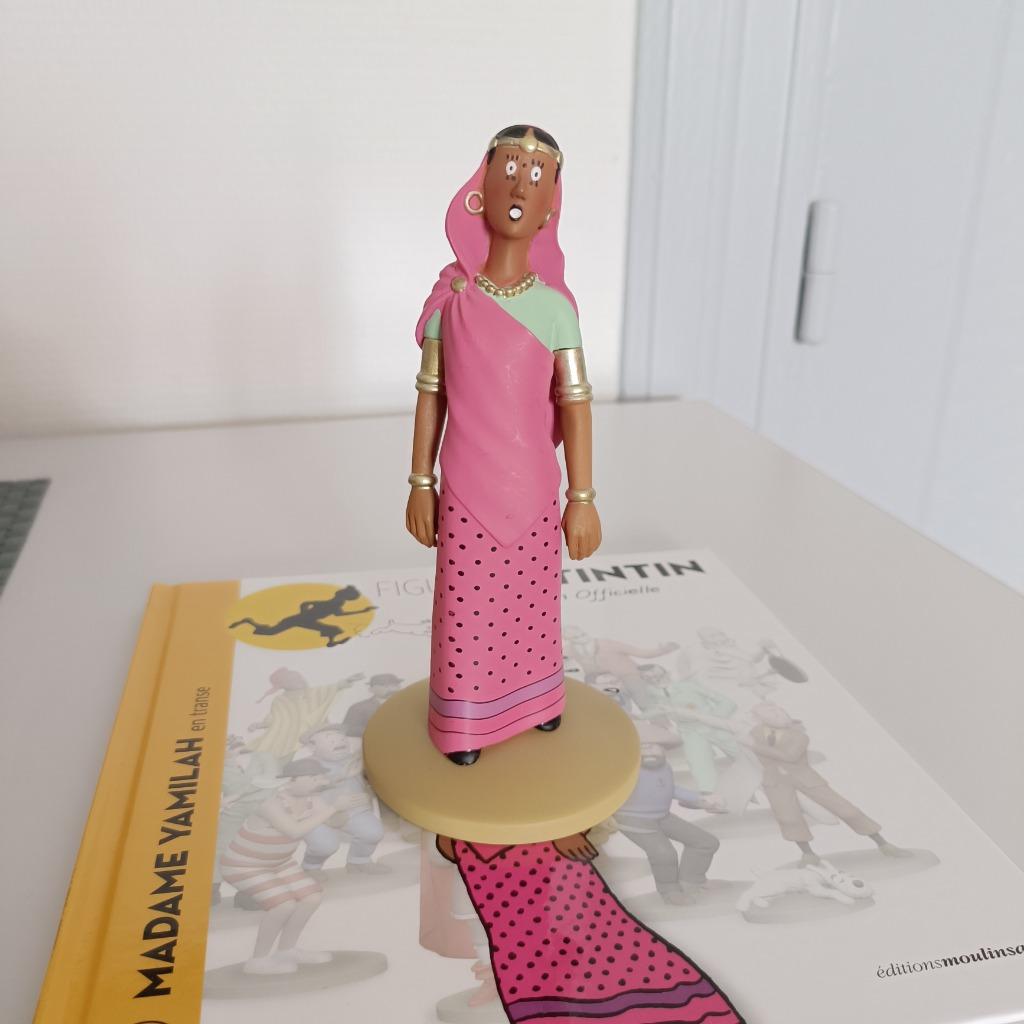 Figurine Tintin : n85 Madame Yamilah en transe, Collections, Enlèvement ou Envoi, Tintin, Comme neuf