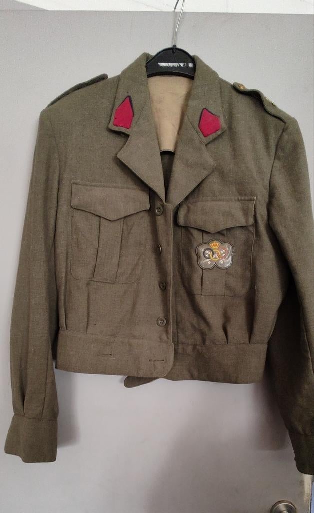 Uniforme médical militaire ABL, costume de veste de l'armée, Enlèvement ou Envoi, Porté, Vert, Manteau