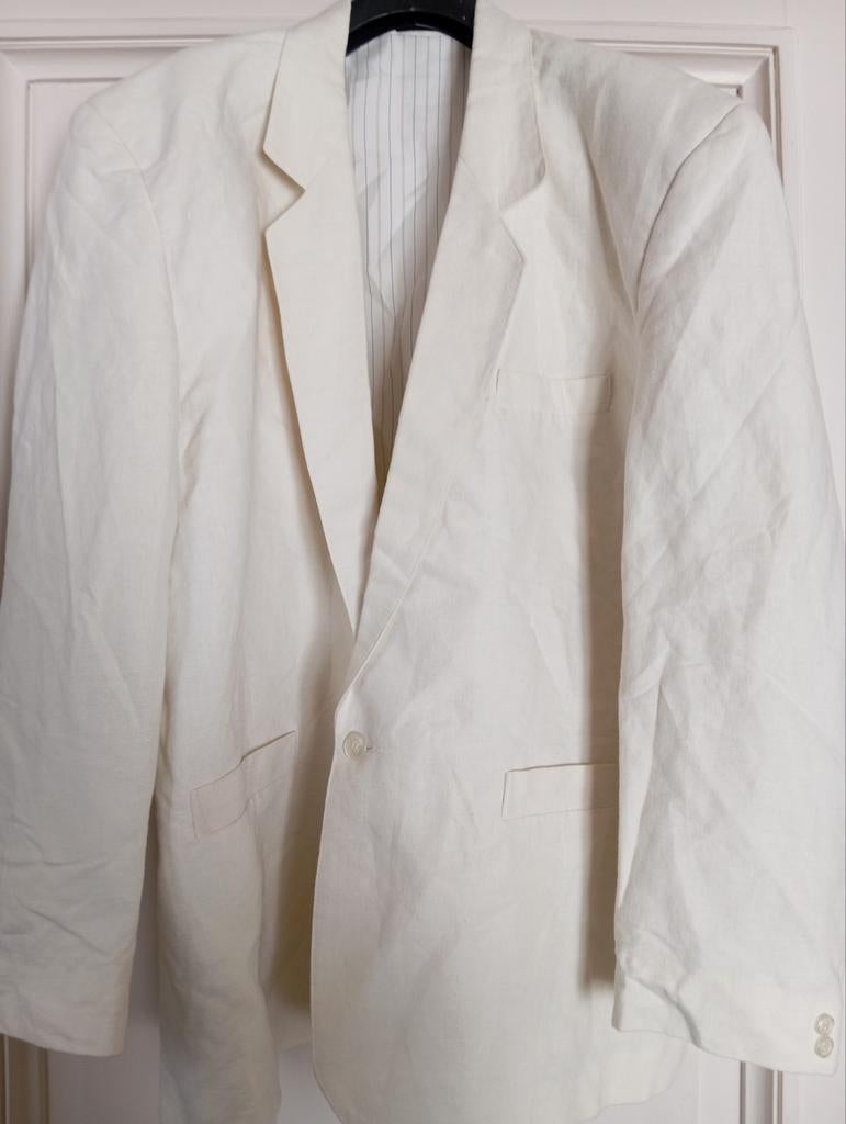 Clifton Classic - ecru blazer in linnen, maat: Large, Kleding | Heren, Kostuums en vesten, Ophalen of Verzenden, Zo goed als nieuw