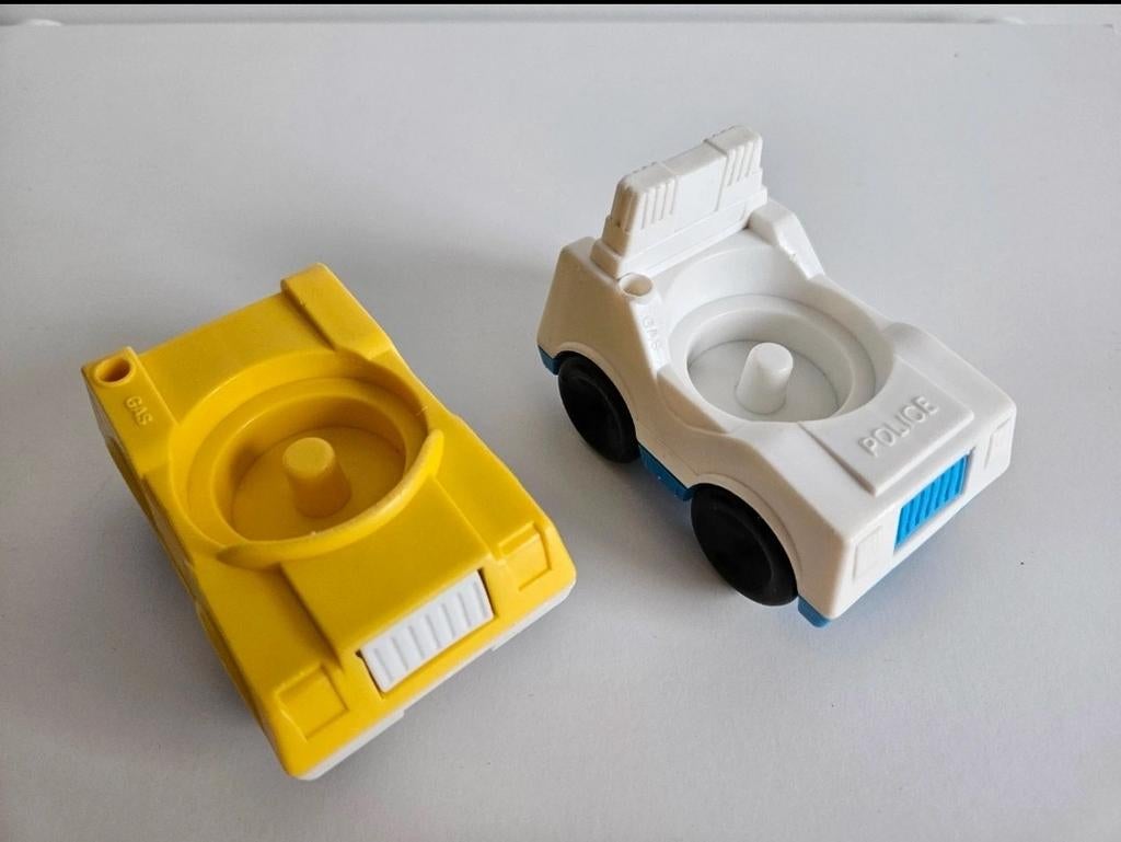 Vintage Fisher Price 1990 autootjes, Kinderen en Baby's, Speelgoed | Fisher-Price, Ophalen of Verzenden