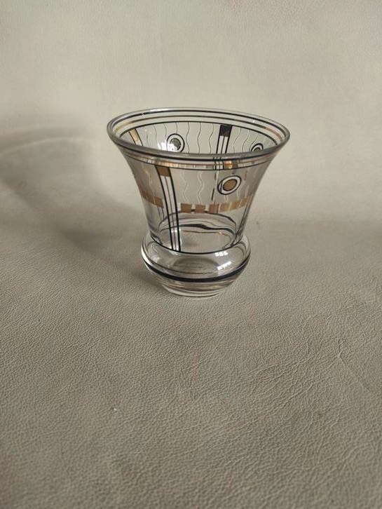 Art deco glasje, Antiek en Kunst, Ophalen of Verzenden