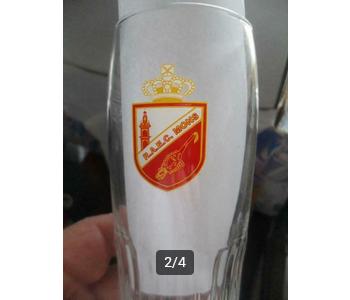 6 biconische glazen Jupiler M11 Special Edition „Doudou RAE”, Ophalen, Zo goed als nieuw