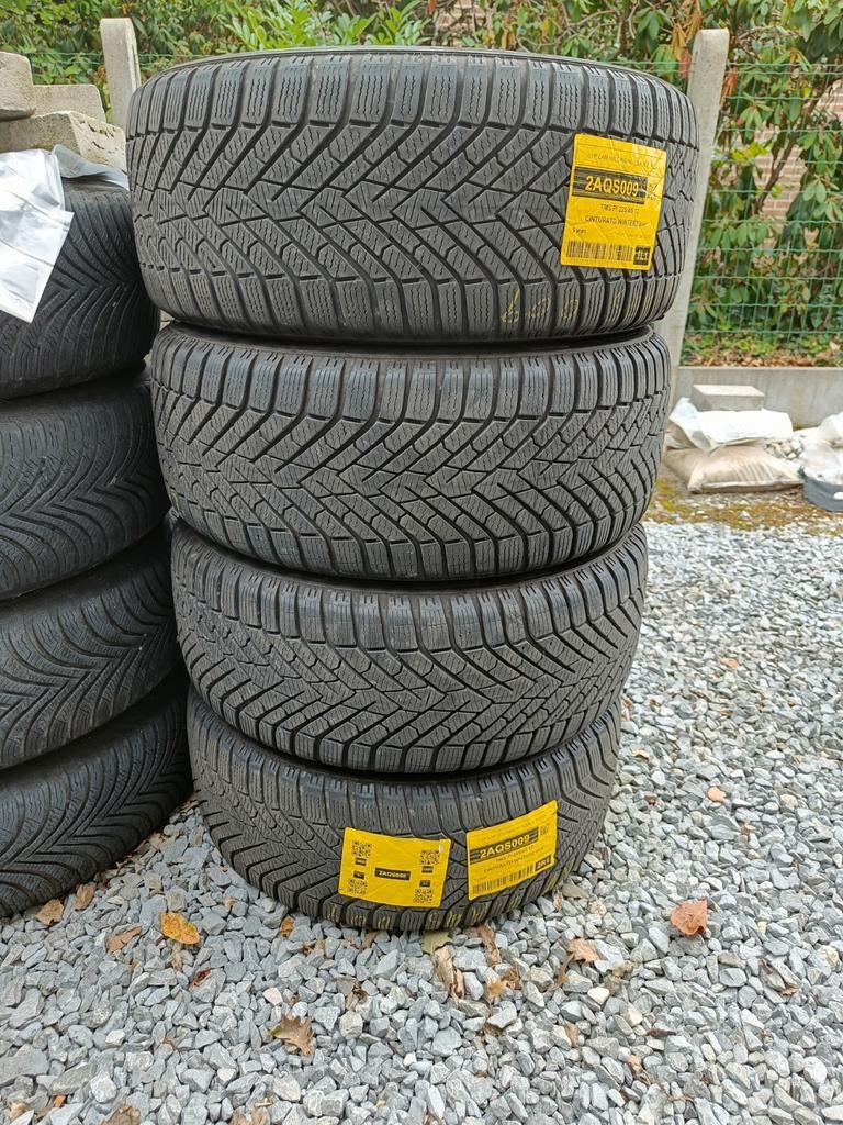 Pirelli Cinturato Winter2 - 225/45 R17 91H set winterbanden, Pneus hiver, Véhicule de tourisme, Enlèvement, Utilisé
