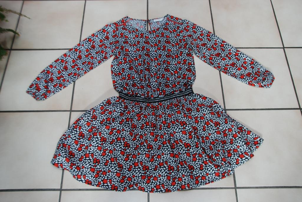 Cérémonie  Robe "Orchestra" fleurie T152 ou 11/12A comme 9!, Robe ou Jupe, Enlèvement ou Envoi, Comme neuf, Fille