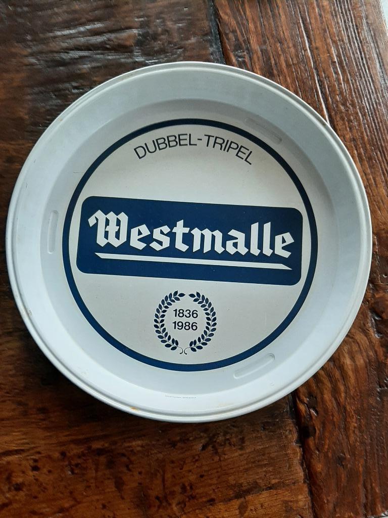 Westmalle dienblad, Ophalen of Verzenden, Gebruikt