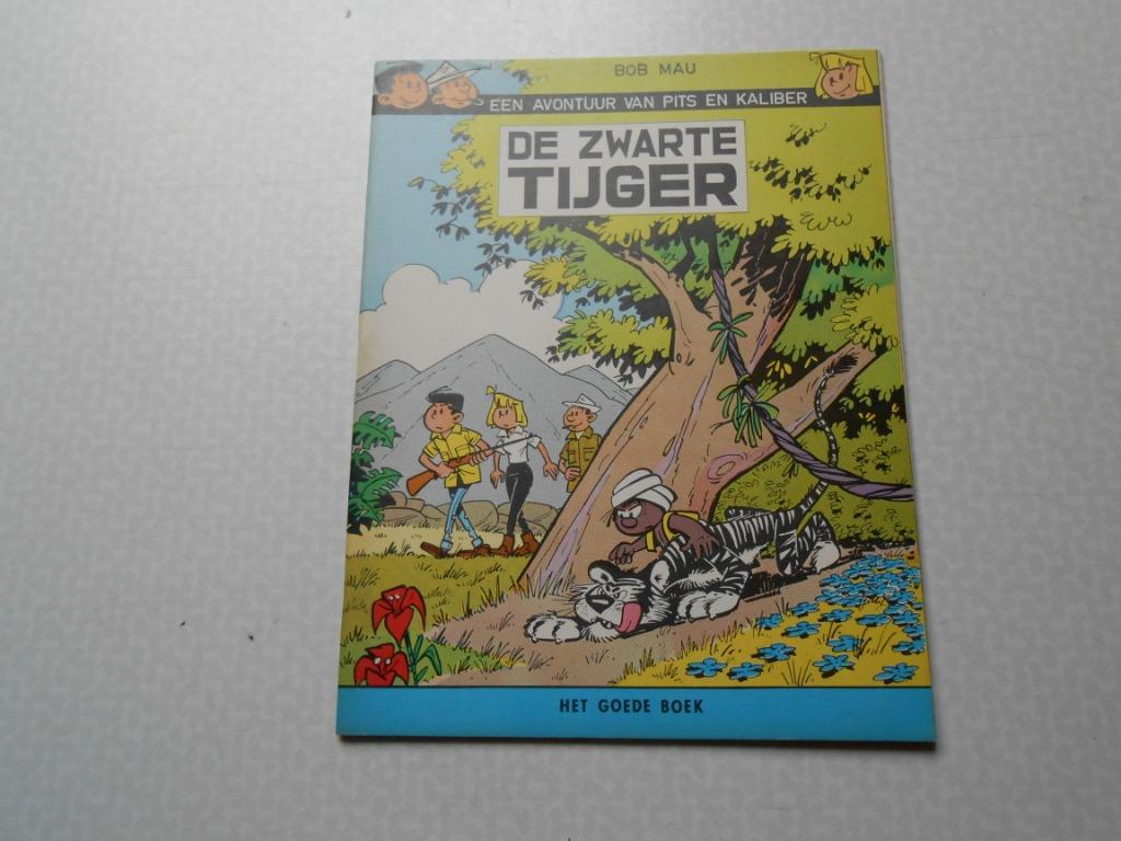 Pits en kaliber 2 de zwarte tijger 1ste dr 1961. Het goede b, Boeken, Bob Mau, Eén stripboek, Nieuw, Ophalen of Verzenden