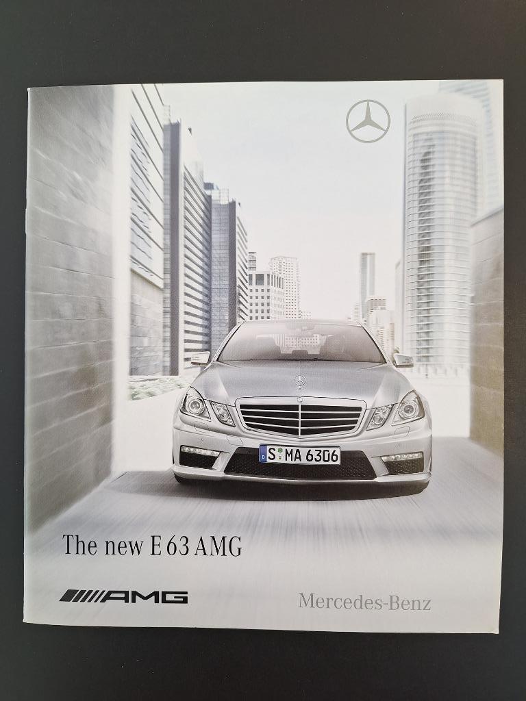Mercedes E63 AMG 2009-2010 brochure, Enlèvement ou Envoi, Utilisé, Mercedes