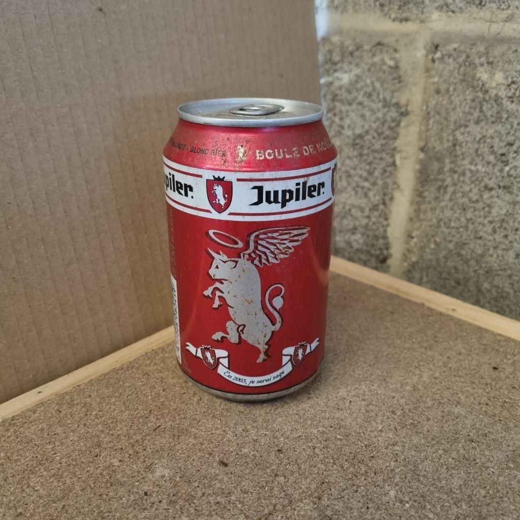 Canette Jupiler (modèle 2), Enlèvement ou Envoi, Utilisé, Bouteille(s), Jupiler