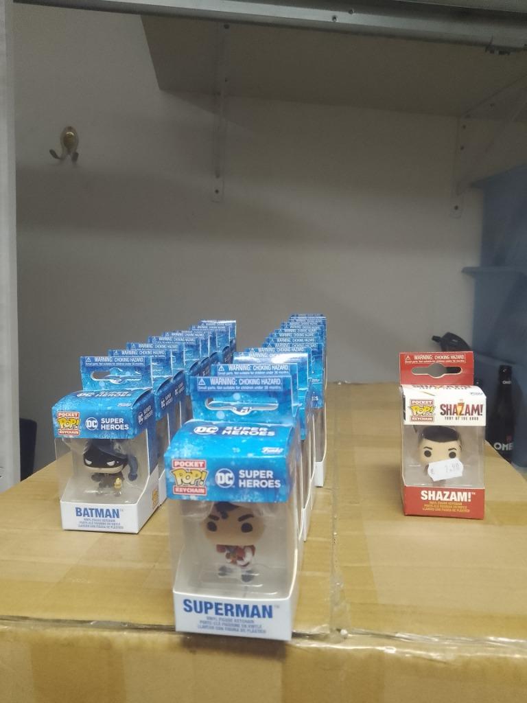lot van 24 DC super heroes keychain funko pop! pocket batman, Verzamelen, Ophalen of Verzenden, Nieuw, Film, Gebruiksvoorwerp