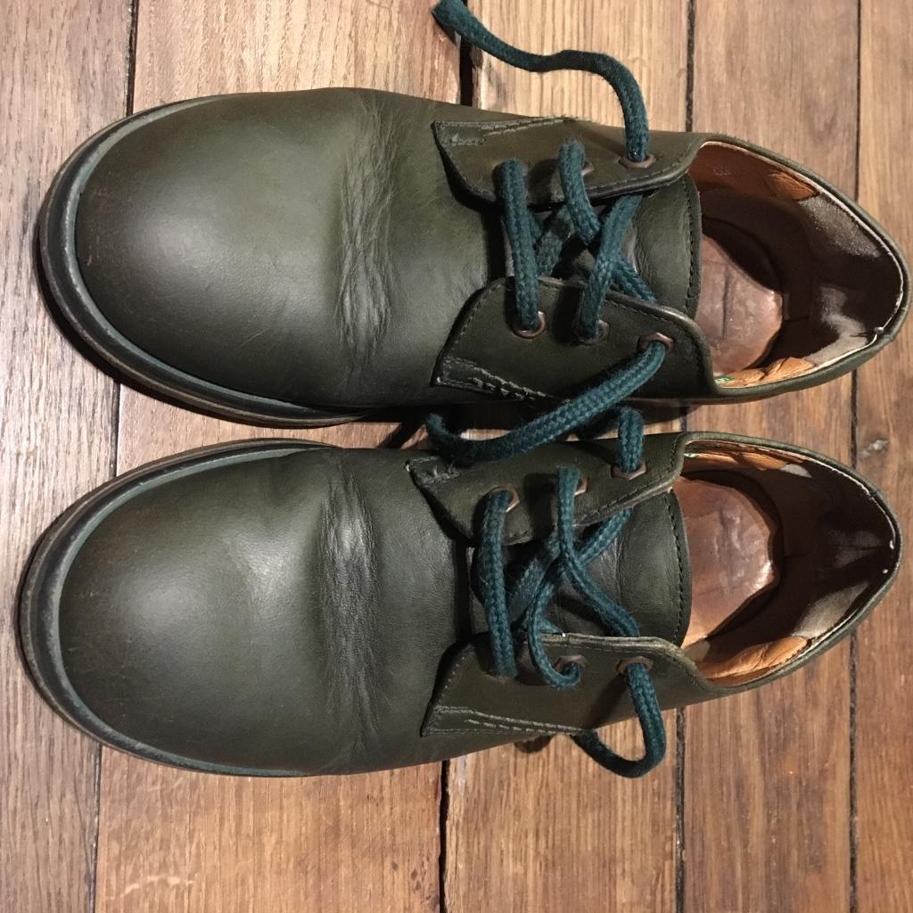 Chaussures en cuir vert (derbies) - 33, Garçon ou Fille, Enlèvement, Utilisé, Chaussures