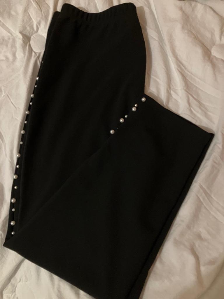 Zwarte broek, Zwart, Maat 46/48 (XL) of groter, Nieuw, Ophalen of Verzenden