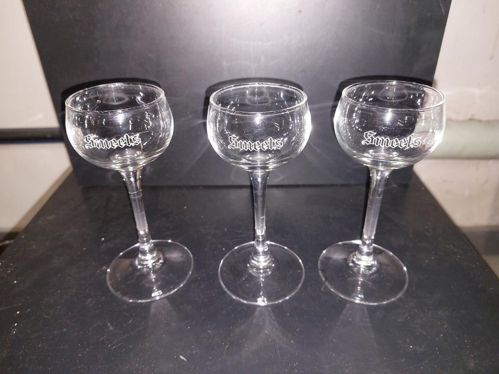 Borrel glaasjes hoog Smeets, Verzamelen, Ophalen of Verzenden, Zo goed als nieuw, Borrel- of Shotglas