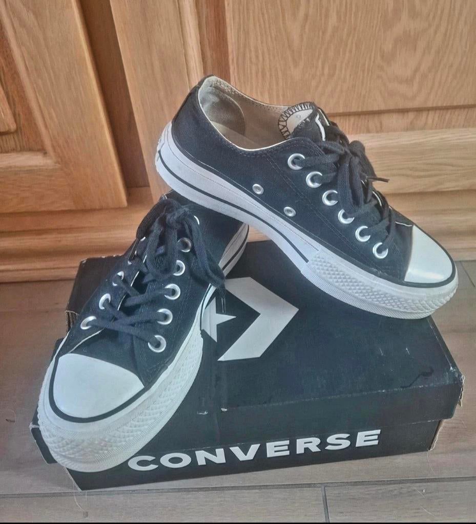 Converse All Star Lift Black 36 Basket, Zwart, Converse, Ophalen of Verzenden, Gedragen
