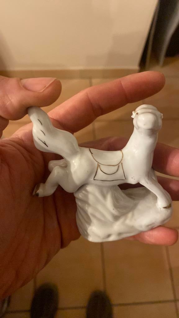 Art deco figuur van een paard, Ophalen of Verzenden