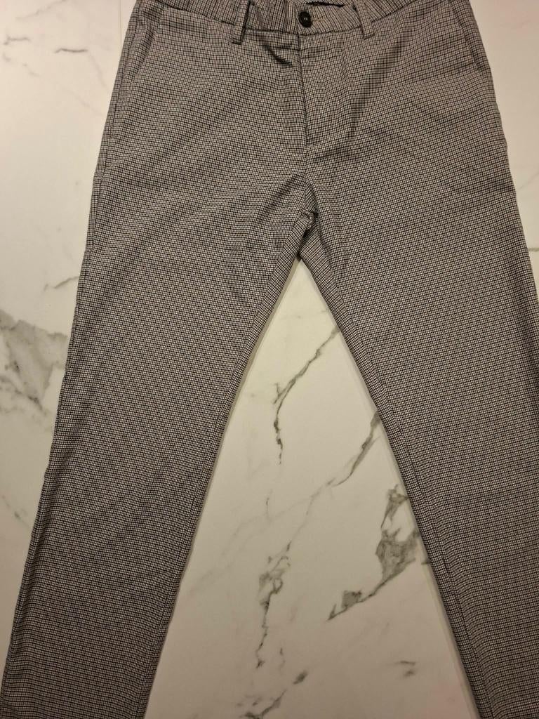 Herenbroek Jules bruin beige blauw geruit maat 40, Kleding | Heren, Jules, Beige, Overige maten, Ophalen of Verzenden