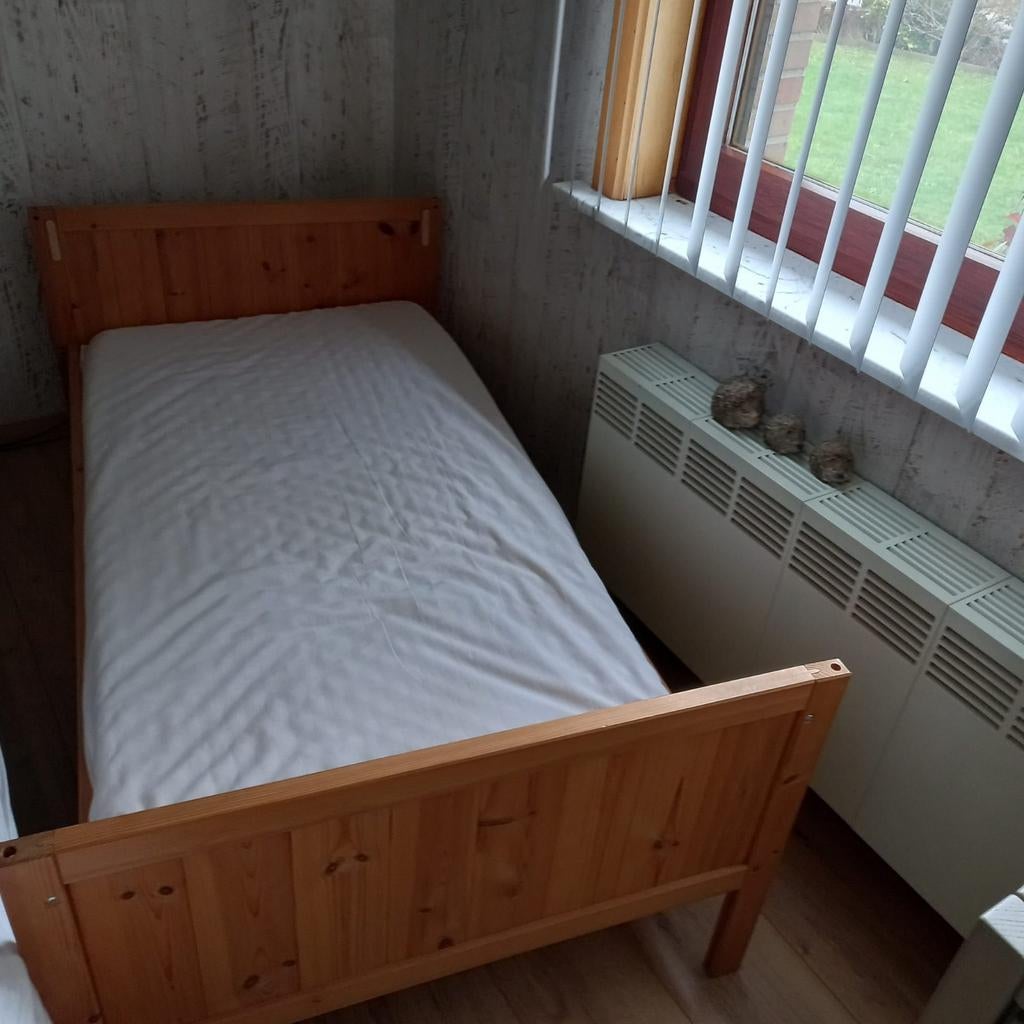 Kinderbed met matras, Ophalen, Gebruikt, 70 tot 85 cm, 140 tot 160 cm