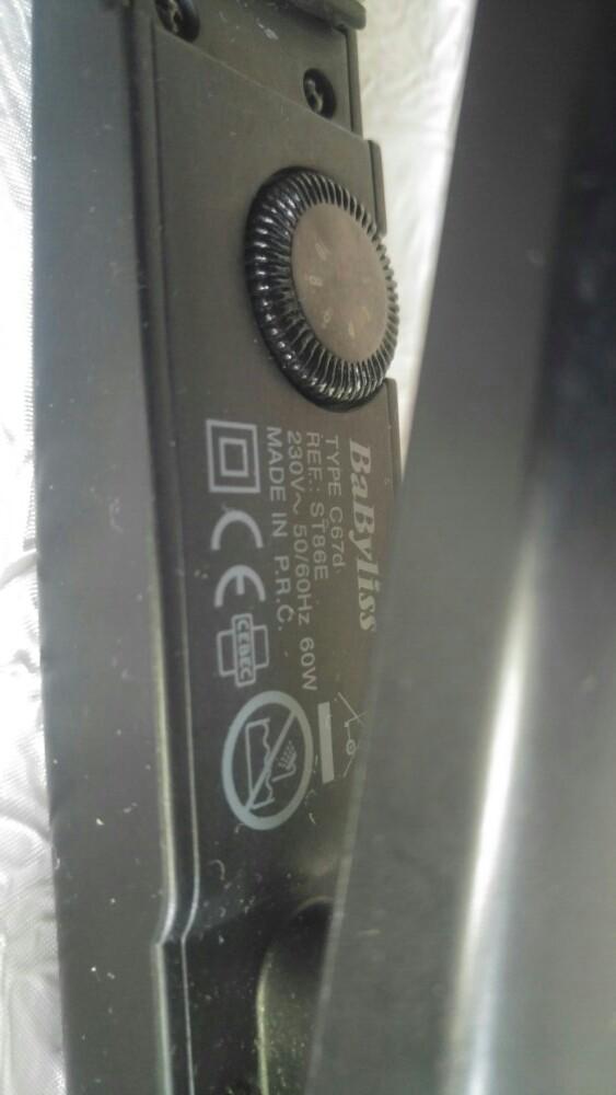 Lisseur cheveux babyliss c67d 60w pour pièces, Enlèvement ou Envoi, Utilisé