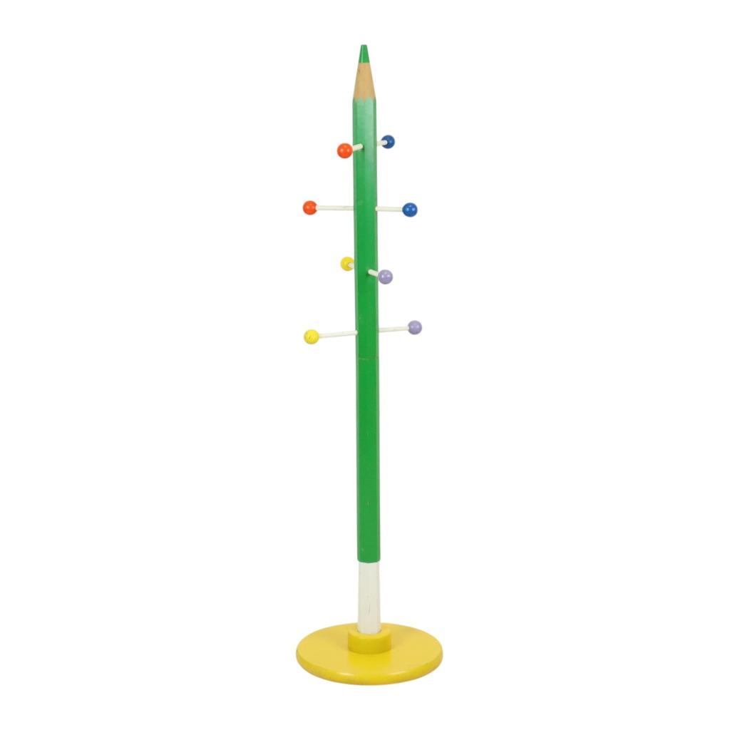 Vintage Gekleurde Potlood Kapstok Kind Pierre Sala Stijl, Gebruikt, Ophalen of Verzenden, Nvt, Minder dan 100 cm
