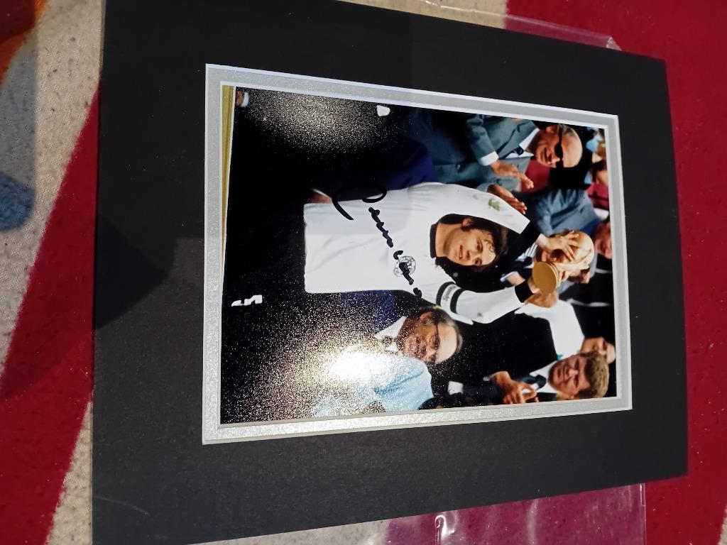 Gesigneerde foto Franz Beckenbauer, Verzamelen, Foto's en Prenten, Ophalen, Zo goed als nieuw, Foto