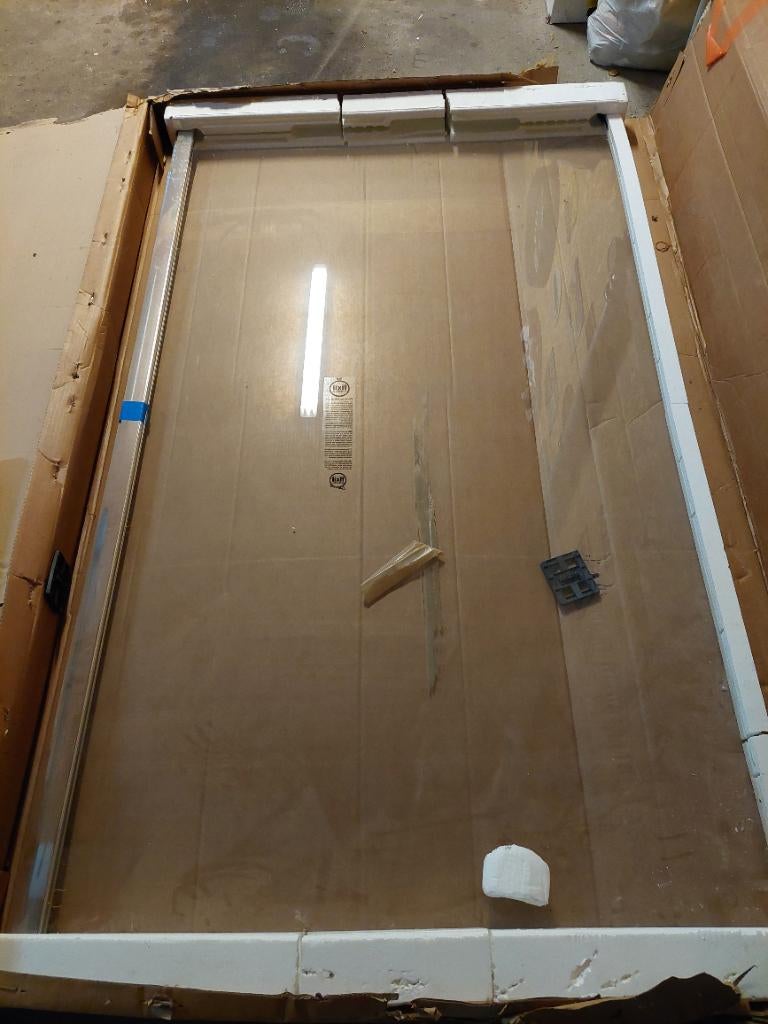 Paroi de douche à l italienne, Ophalen, Nieuw