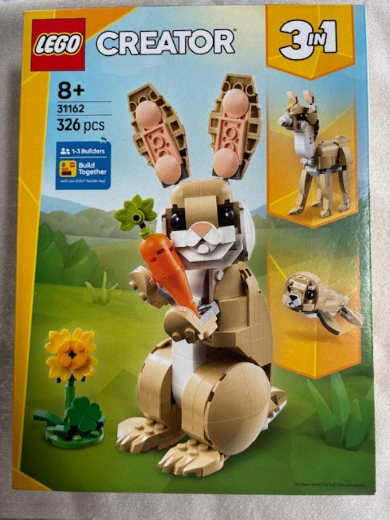 Lego Creator 3-in-1 lief konijn (31162), Ophalen, Lego, Nieuw, Compleet