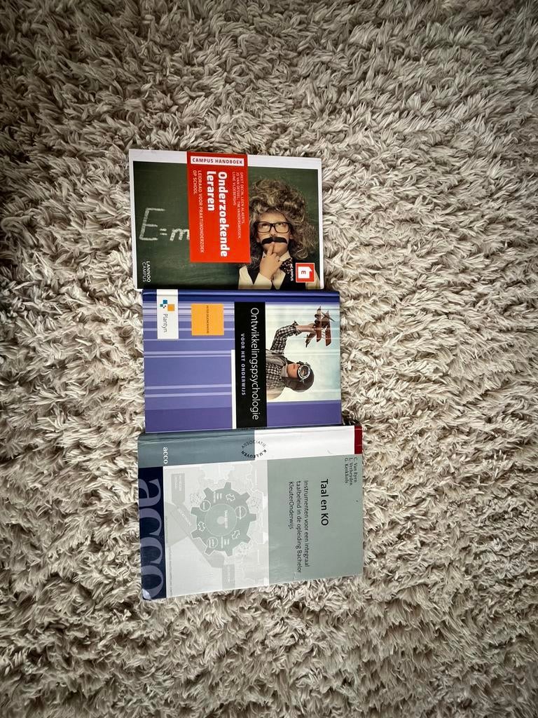 Boeken lerarenopleiding kleuteronderwijs, Boeken, Ophalen, Zo goed als nieuw