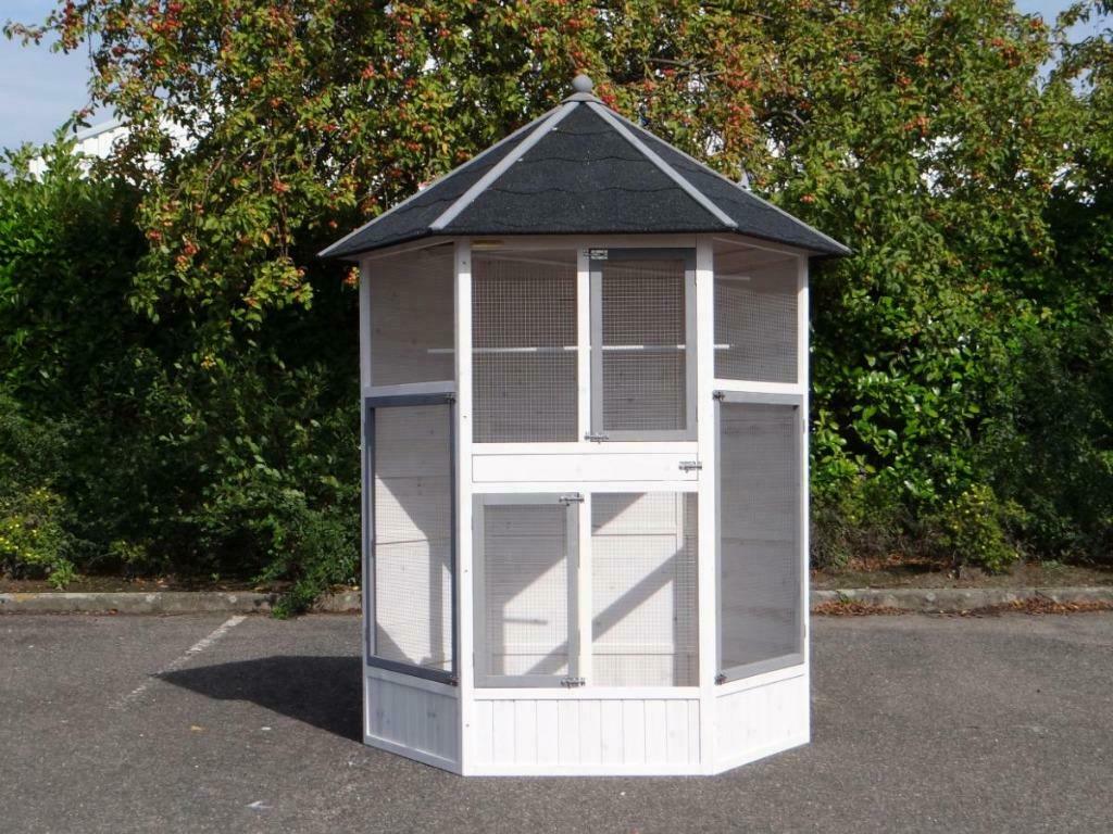 Voliere XXL voliere bois volire jardin canari inseparable, Animaux & Accessoires, Envoi, Neuf, Bois, Volière