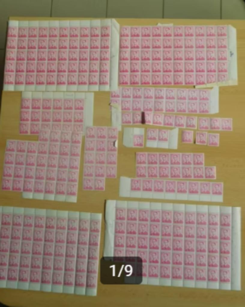 364 timbres de 6F Roi Baudouin, Non oblitéré, Non oblitéré, Maison royale, Envoi